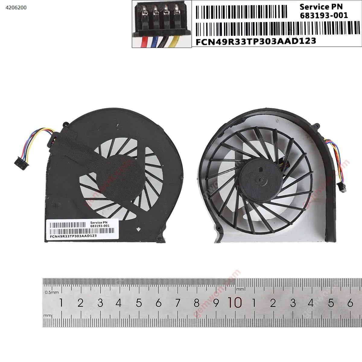 Picture of HP G4-2000 G6-2000 G7-2000(4 Pins,High copy)